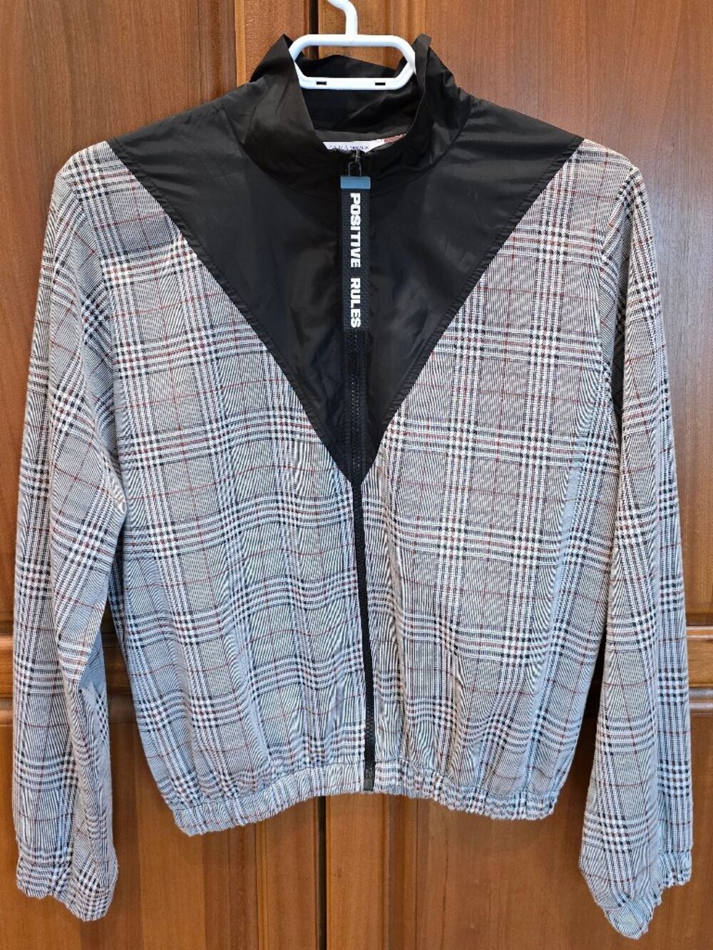 ZARA light zip down bomber jacket medium